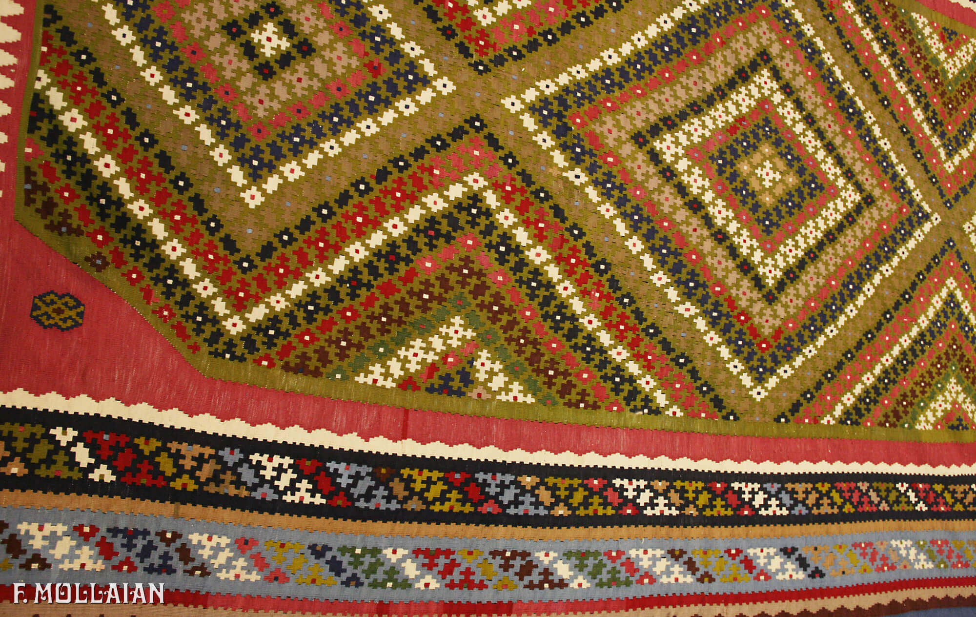 Antigo Persa Kilim Kashkai (Qashqay) Fine n°:51161346